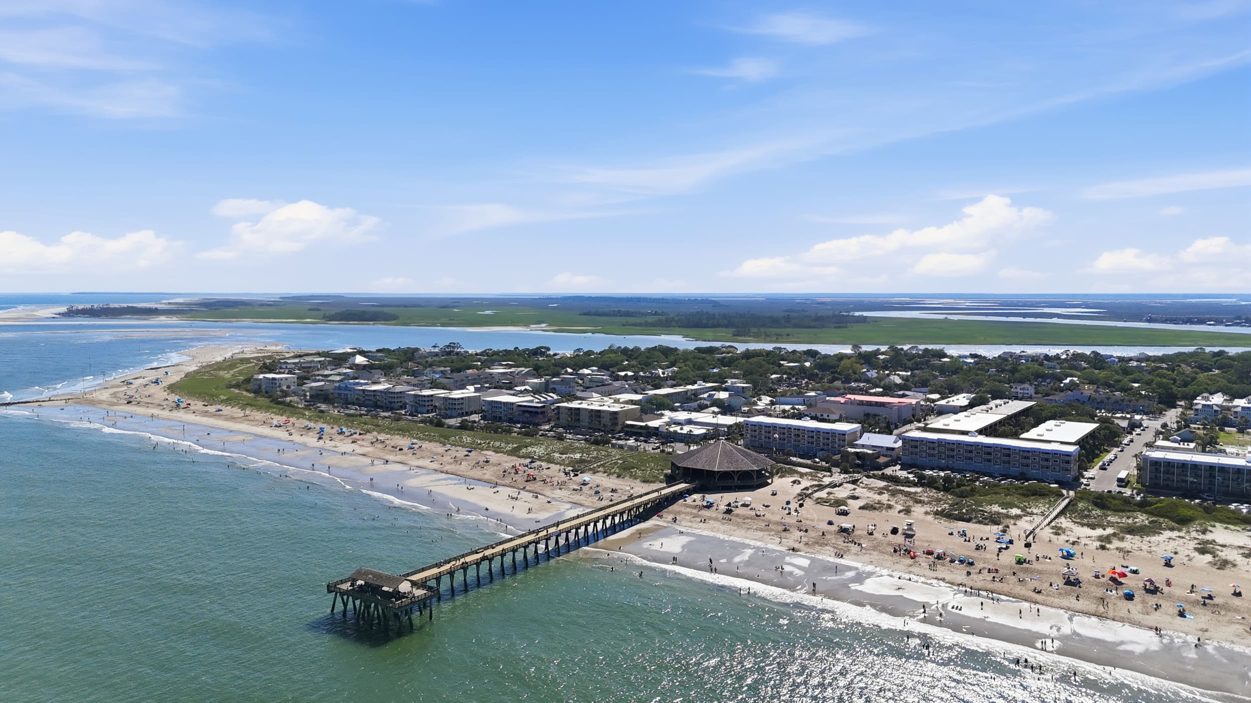 A guided beach walk on Tybee Island searching the sand